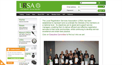 Desktop Screenshot of lrsa.org.uk