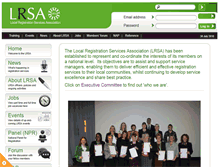 Tablet Screenshot of lrsa.org.uk